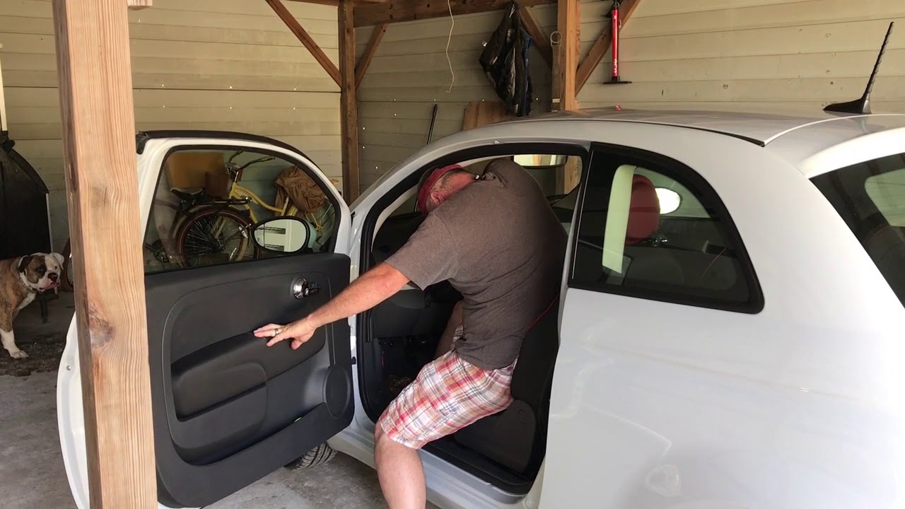 Redneck test driving his mother n law's new Fiat - YouTube