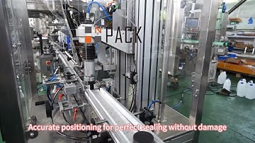 Automatic Pick and Place Capping Machine for Jerry Cans & Drums | Inline Capping Solution