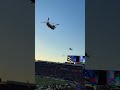 Boeing CH-47 Chinook fly over for the Buffalo Bills game