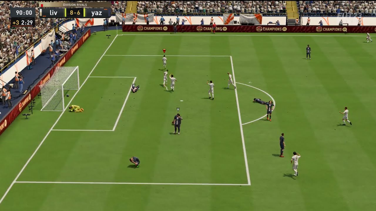 FIFA 23 Division Rivals - Match Victory - Full Gameplay PS4 / (8 - 6)