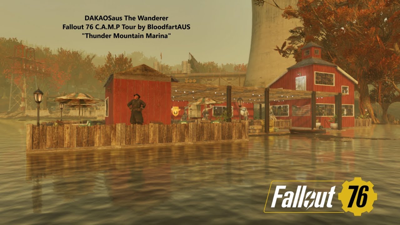 Thunder Mountain Marina by BloodfartAUS | Fallout 76 C.A.M.P