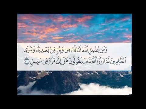 وتراهم يعرضون عليها خاشعين من الذل ينظرون من طرف خفي سورة الشورى القارئ الشيخ ماهر المعيقلي