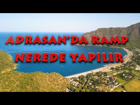 ADRASAN KOYUNDA KAMP I YUSUF KAPTAN  I ANTALYA KAMP ALANLARI I SULUADA I SAZAK KOYU I CENEVİZ KOYU