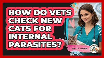 How Do Vets Check New Cats for Internal Parasites?