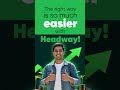 The right advice for all kinds of financial goals - The Right way with The Headway #shorts #trending