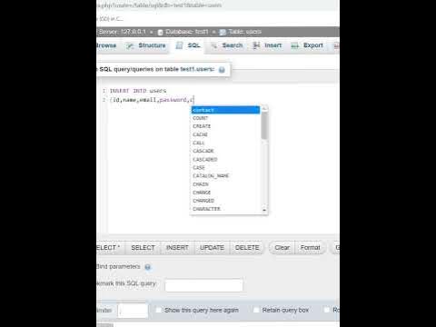 #3 Insert Value in table on Xampp(SQL)||MySQL tutorial|SQL basic course ...