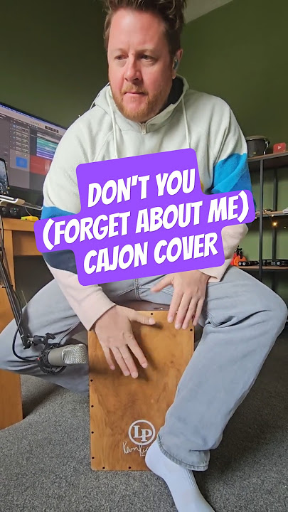 Don't You (Forget About Me) Cajon Cover #cajon #drum #cover