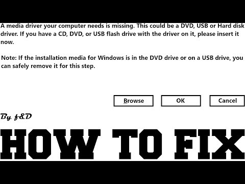 a media driver your computer needs is missing windows 10 install FIX