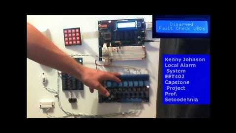 EET402 Capstone Project, Local Alarm System, Motorola 68HC11