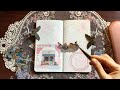soft pink & blue winter journal ❄️💗💙 | aesthetic collage ASMR