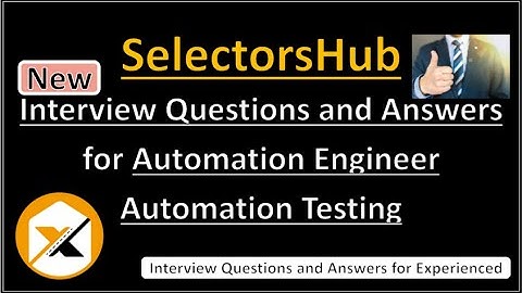 SelectorsHub - Automation Engineer Interview Questions And Answers-Selenium Webdriver-Shadow DOM-SVG