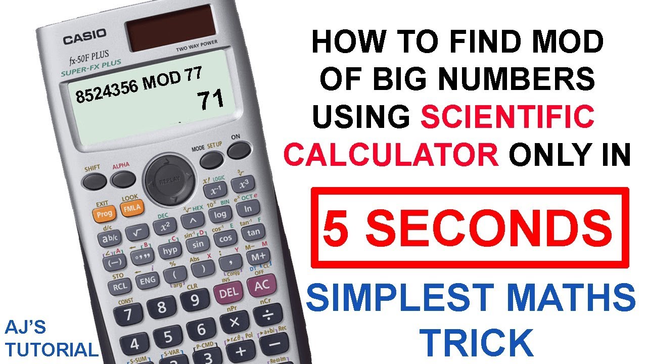 How To Calculate MOD Of Bigger Number In 5 10 Secs YouTube how-to-calculate-mod-of-bigger-number-in-5-10-secs-youtube