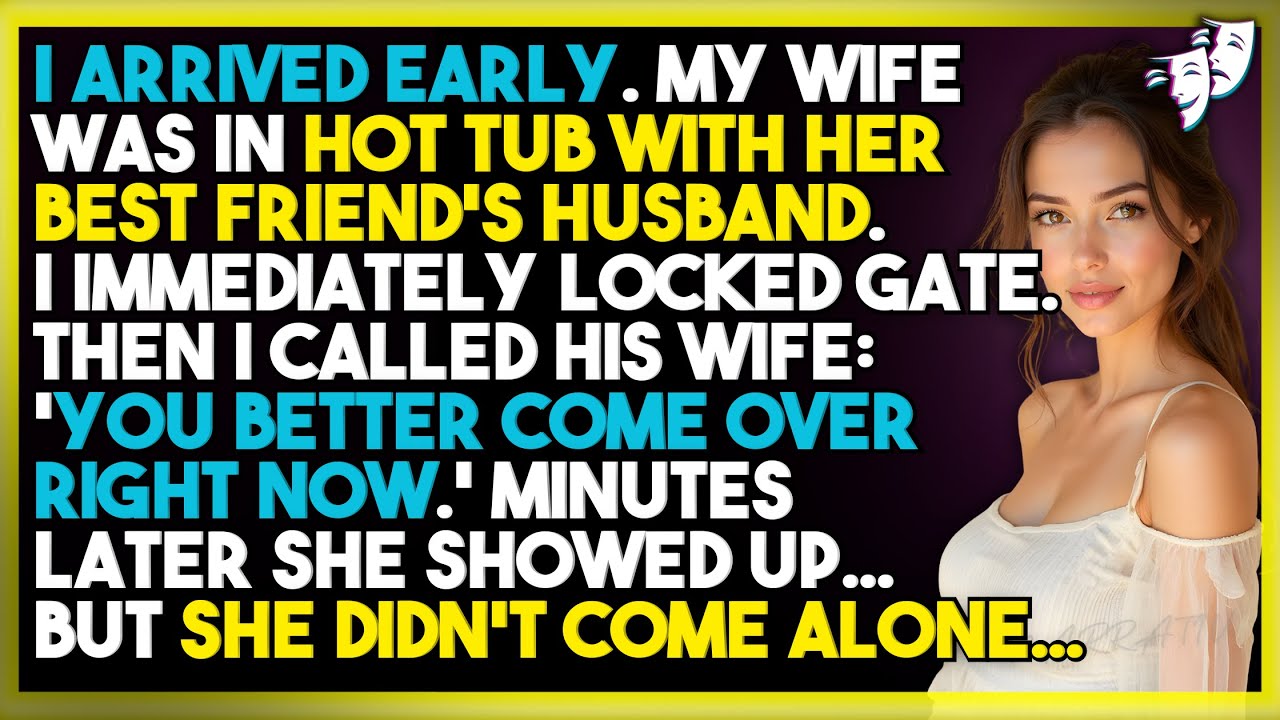 I Caught My Wife in a Hot Tub With Her Friend’s Husband—Then I Locked the Gate and Made a Call..