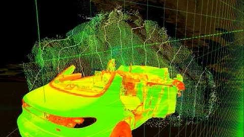 3D Laser Scan of Vehicle Crush.avi