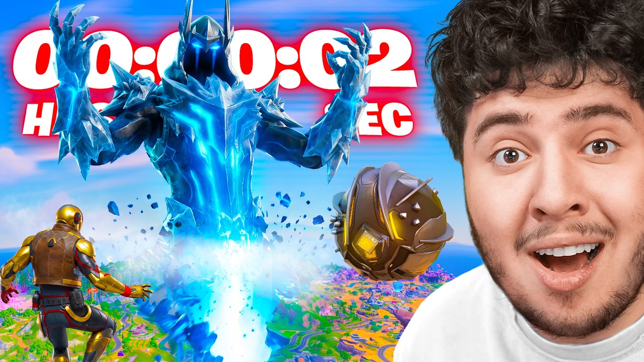Événement ULTIME RUPTURE sur Fortnite ! (Fondation VS Roi des Glaces)