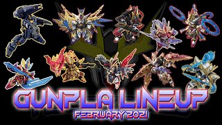 Gunpla Lineup February 2021 | HobbyBuild TV