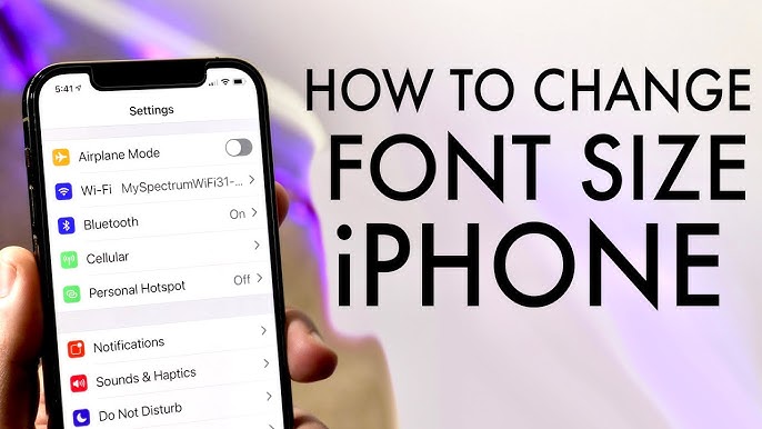 How to Change Font on iPhone: A Step-by-Step Guide in 2024 - Changing Font Settings