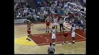 Bulls @ Heat - 1992 Playoffs Game 3 - M. Jordan 56 Pts, 20\/30 FG (66%) (April 29, 1992)