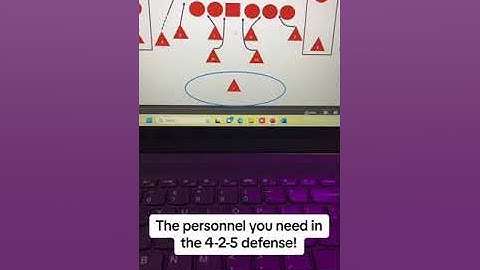 The personnel you need in the 4-2-5 defense!