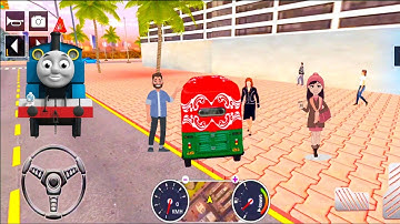 Tuk Tuk auto rickshaw driver game - rickshaw driving fans - Android iOS Gameplay #8
