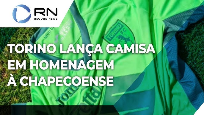 Vítima de acidente em 1949, Torino lança camisa verde em homenagem à Chape, chapecoense