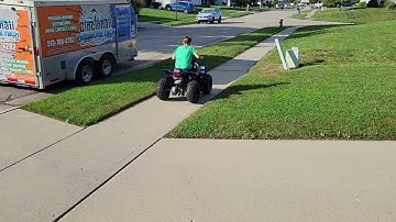 polaris outlaw 50cc speed run