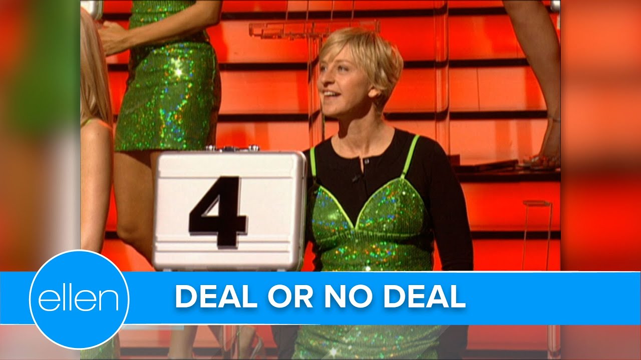 Ellen’s Debut as a ‘Deal or No Deal’ Model