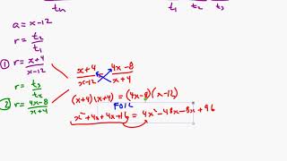 MCR Lesson 6 - Arithmetic & Geometric Extension Questions Ex 1 and 2