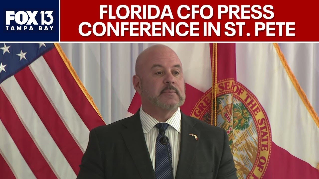 LIVE: Florida CFO press conference in St. Pete - YouTube