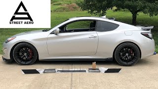 Career Overview Genesis Coupe Street Aero Diffuser Install!