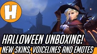 Overwatch Halloween Skins Unboxing - 50 Crates Witch Mercy