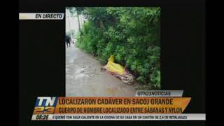 Encontraron un cadáver entre sábanas y Nylon