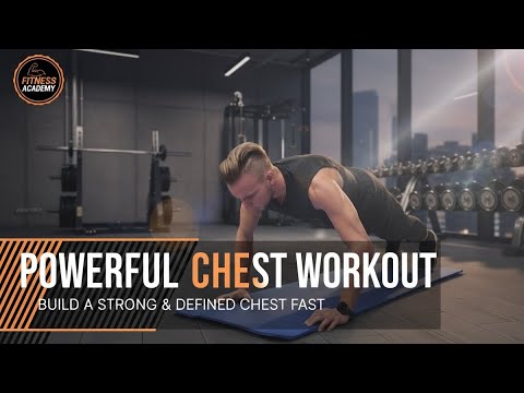 Powerful Chest Workout at Home | Build a Strong & Defined Chest Fast ...