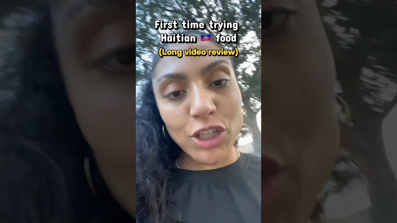 First Time Trying Haitian Food Long Review on TikTok #HaitianCuisine #FoodReview