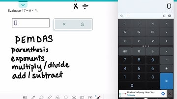 ALEKS: Introduction to order of operations