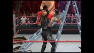 WWE SmackDown vs. RAW 2011 Last Ride on 2 ladders