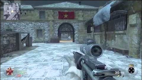 Call of Duty Black Ops | M16 + ACOG | FFA on Hanoi