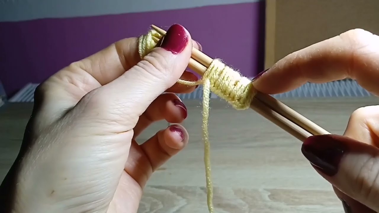 1. Video návod pre začiatočníkov/ako nahodiť očká na ihlicu /how to cast on for begginers