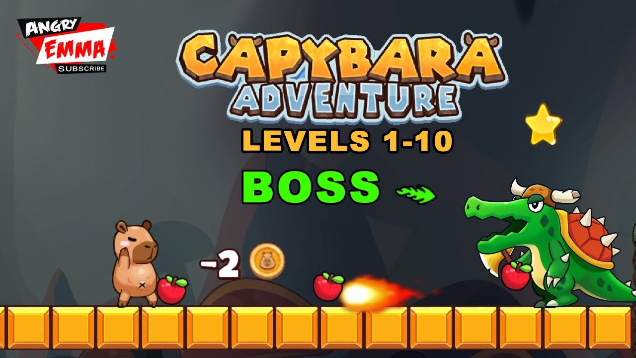 Super Capybara Adventure - Levels 1-10 + BOSS / FIRST LOOK