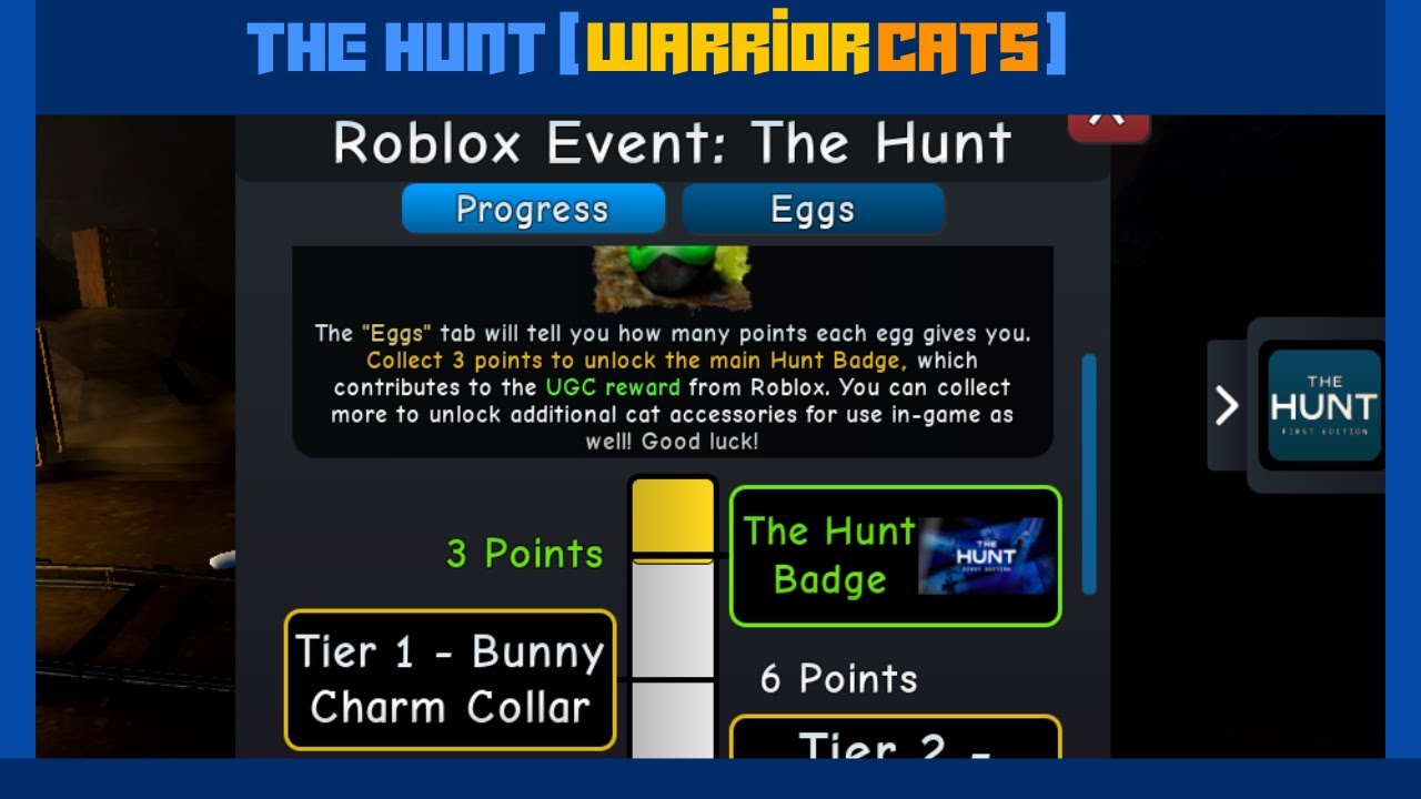 The Hunt How To Get The Hunt Badge In Warrior Cats YouTube 