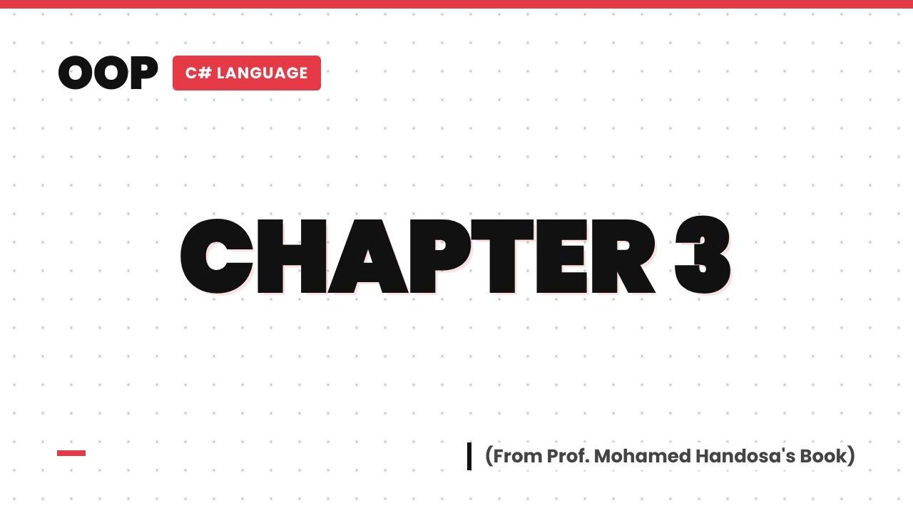 C# OOP - Chapter 3 - YouTube