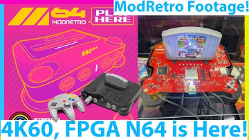ModRetro M64 Demo Footage and PCB Shots! 4K60 FPGA N64 New Details