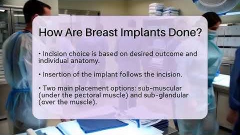 How Are Breast Implants Done? - The Operating Table
