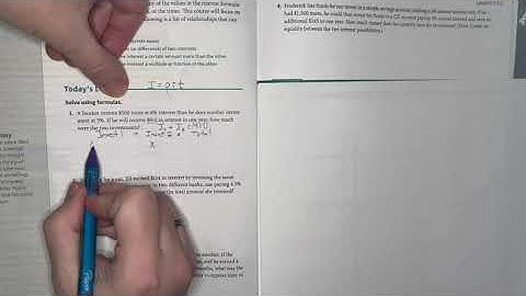 Algebra1 Unit 7 Lessons 11-15