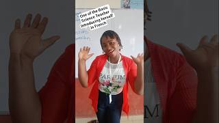 🇫🇷 Our Basic Science Teacher Introduced Herself in French! 😲✨ | Listen to Her Speak French #shorts