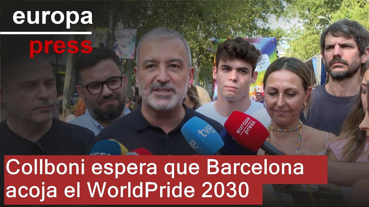 Collboni espera que Barcelona acoja el WorldPride 2030