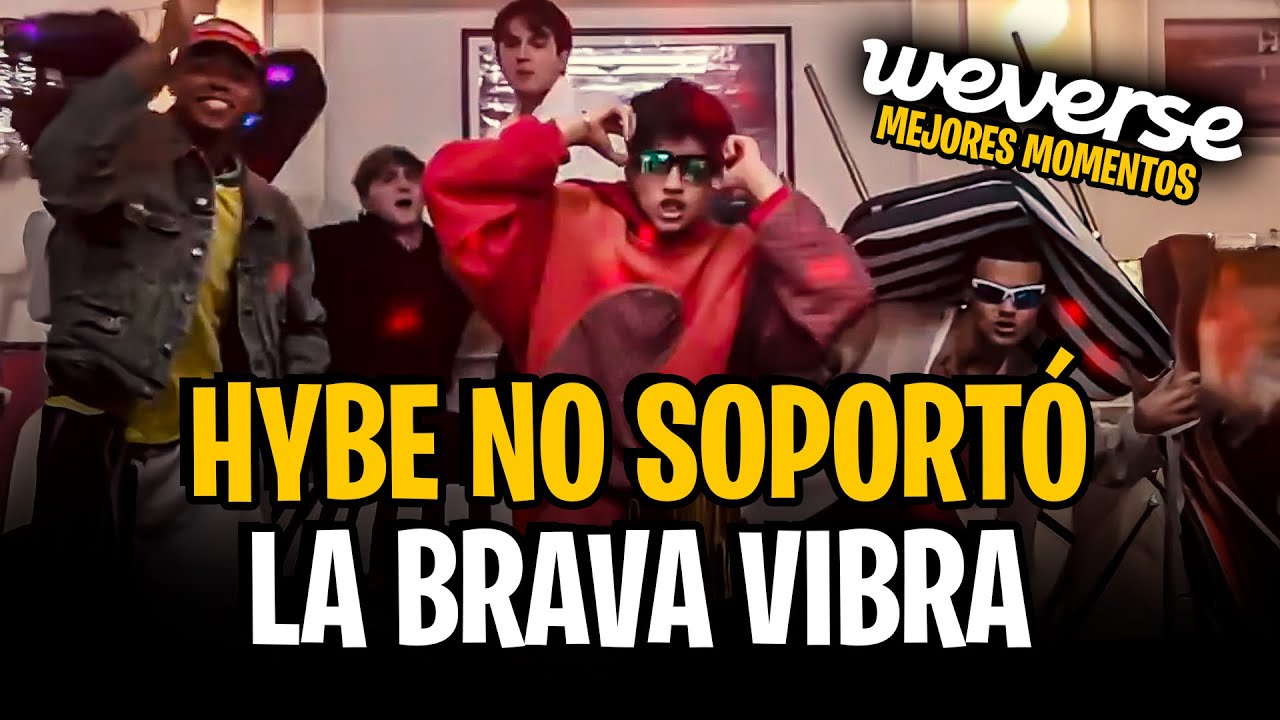 😡 Hybe NO SOPORTÓ la LATIN VIBRA de los SANTOS BRAVOS - STBV Chaotic core - WEVERSE LIVE lost media