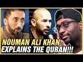 Nouman Ali Khan Explains The Quran To Andrew Tate - REACTION