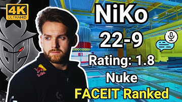 NiKo (22-9) (Nuke) | FACEIT Ranked | Sep 15, 2024 #cs2 #pov