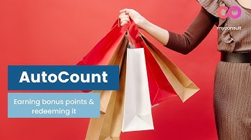 AutoCount - How can you keep track of bonus points earned & how to redeem them.